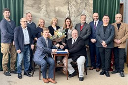 Slavnostní podpis smluv o převodu provozu Musea Fotoateliér Seidel pod Regionální muzeum v Českém Krumlově