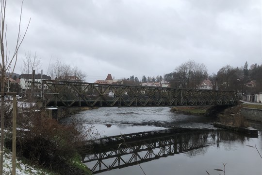 Český Krumlov připravuje nový most u pivovaru