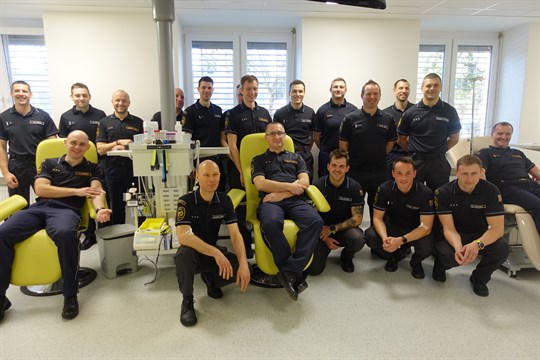 Hasiči vyrazili darovat krev, do akce se zapojily více než tři desítky dobrovolníků