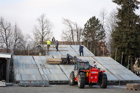 Olympijský festival startuje už 5. února. Na českobudějovickém Výstavišti roste sjezdovka i běžkařský okruh