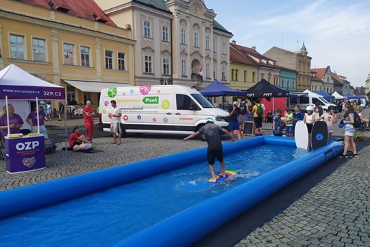 Roadshow Sportmanie Plzeňského kraje 2022 v okresních městech překonala návštěvnický rekord