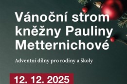 Plasy chystají Vánoční strom kněžny Pauliny Metternichové i slavnostní příjezd rodiny