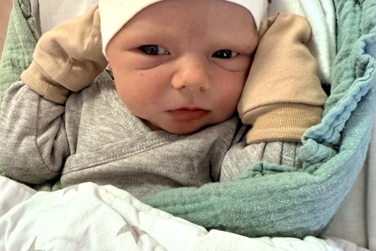 První miminko v novém roce se v kraji narodilo sedm minut po půlnoci, jmenuje se Matyáš