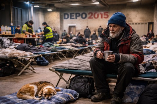Před mrazem pod střechu: nouzové centrum v Plzni už pomohlo stovkám lidí