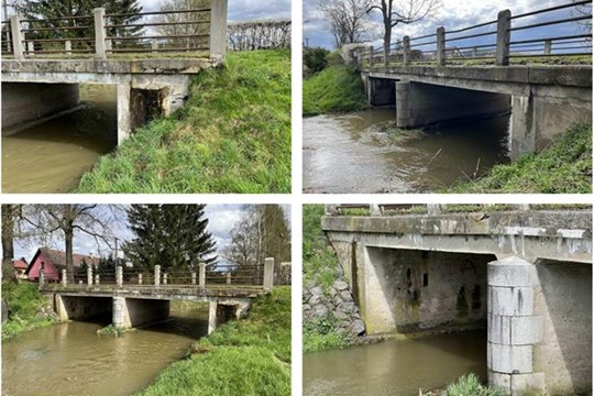 Rekonstrukce mostu ve Vícenicích: Auta pojedou na Dehtín, pro pěší vyroste lávka 