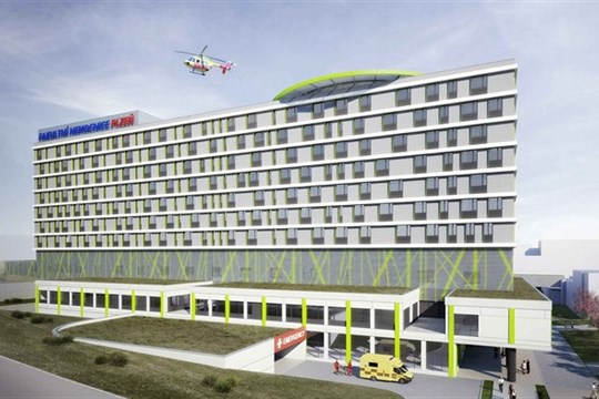 Fakultní nemocnice Plzeň začne po 16 letech stavět chirurgický pavilon za 3,2 miliardy