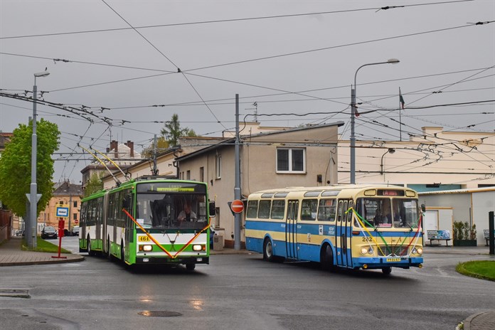 Historické vozy plzeňské MHD