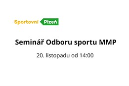 Seminář k dotačním programům města Plzně pro sportovní kluby
