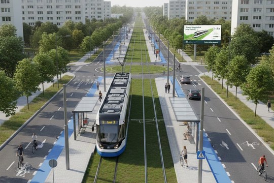 Revoluce v plzeňské dopravě. Místo aut ovládnou Vinice tramvaje a cyklopruhy
