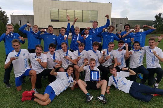 Juniorský tým AK ŠKODY Plzeň ve finále MČR družstev získává stříbrné medaile